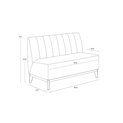 Kosovo Sophisticated Styling Banquette - LOOMLAN - SUNPAN - Bedroom Benches