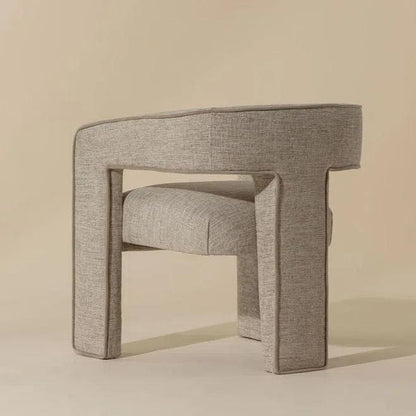 Krasner Dining Armchair Rhapsody Sand - LOOMLAN - SUNPAN - Dining Chairs