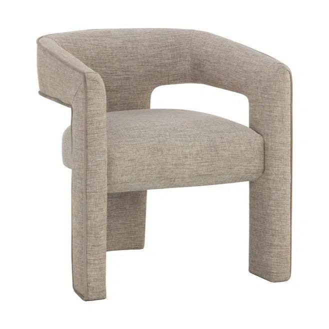 Krasner Dining Armchair Rhapsody Sand - LOOMLAN - SUNPAN - Dining Chairs