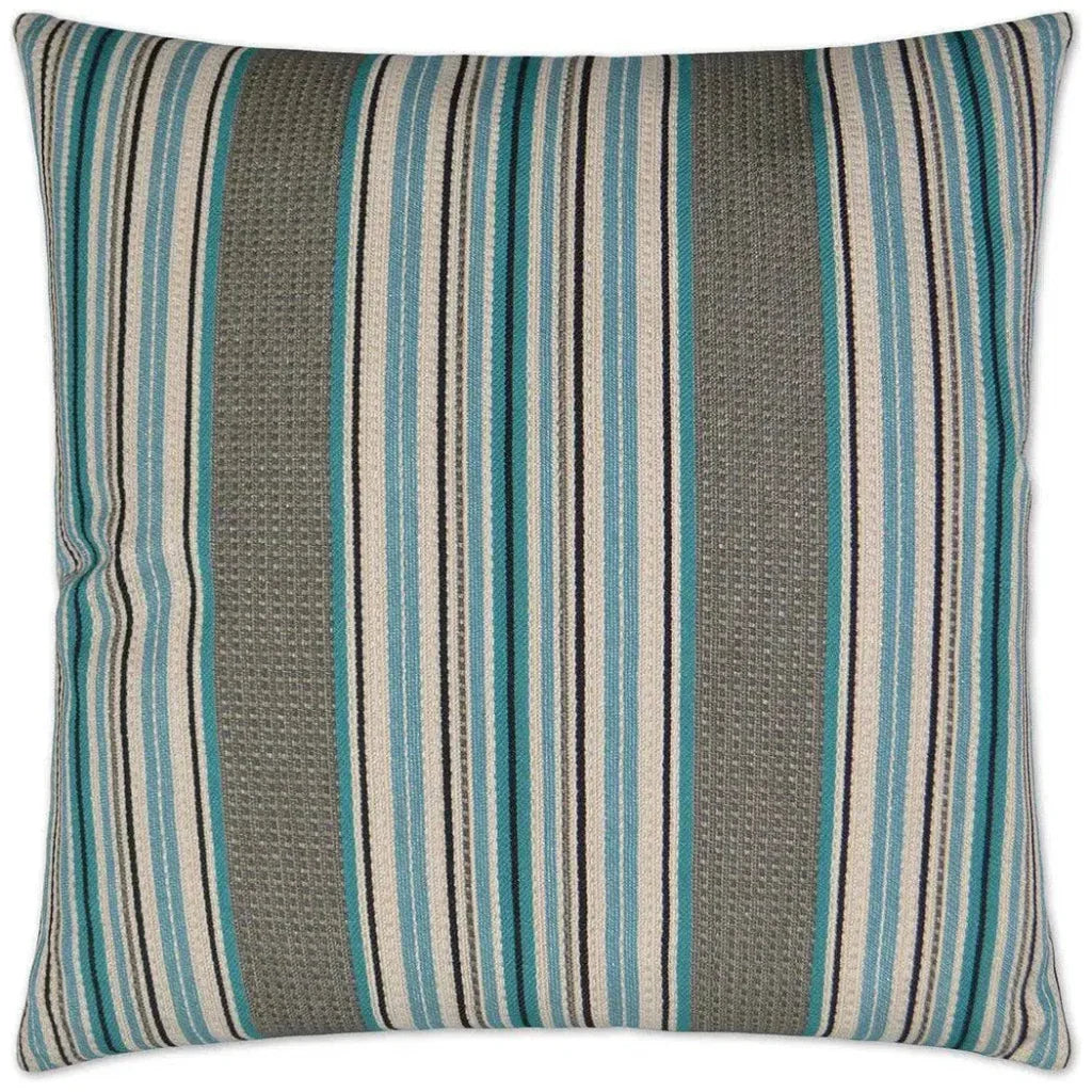 Kreiger Blue Throw Pillow With Insert - LOOMLAN - D.V. Kap - Throw Pillows