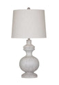 Krishina White Resin Table Lamp - LOOMLAN - Bassett Mirror - Table Lamps
