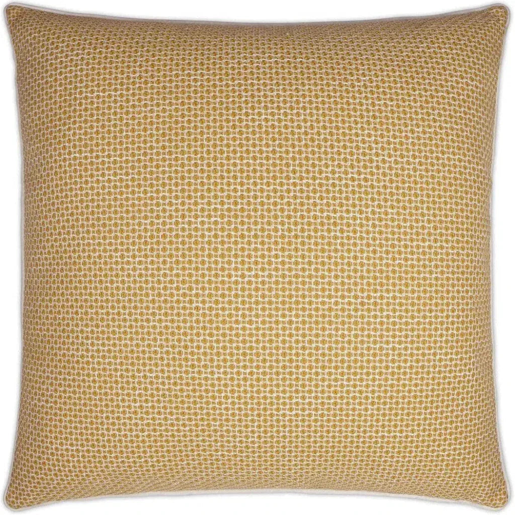 Kristal Saffron Yellow Large Throw Pillow Insert - LOOMLAN - D.V. Kap - Throw Pillows