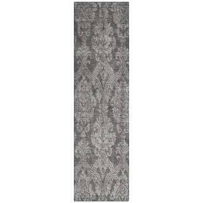 Krymera Gray Washable Indoor - Outdoor Rug - LOOMLAN - LOOMLAN Rugs - Outdoor Rugs