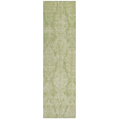 Krymera Green Washable Indoor - Outdoor Rug - LOOMLAN - LOOMLAN Rugs - Outdoor Rugs