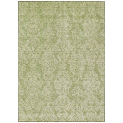 Krymera Green Washable Indoor - Outdoor Rug - LOOMLAN - LOOMLAN Rugs - Outdoor Rugs