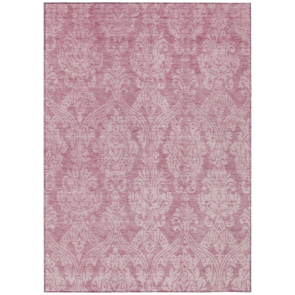 Krymera Pink Washable Indoor - Outdoor Rug - LOOMLAN - LOOMLAN Rugs - Outdoor Rugs