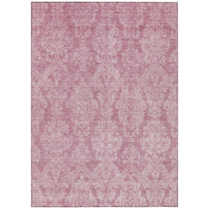 Krymera Pink Washable Indoor - Outdoor Rug - LOOMLAN - LOOMLAN Rugs - Outdoor Rugs