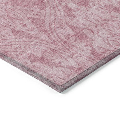 Krymera Pink Washable Indoor - Outdoor Rug - LOOMLAN - LOOMLAN Rugs - Outdoor Rugs