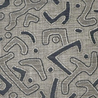 Kuba Coal Global Grey Large Throw Pillow Insert - LOOMLAN - D.V. Kap - Throw Pillows