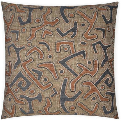 Kuba Paprika Global Copper Large Throw Pillow Insert - LOOMLAN - D.V. Kap - Throw Pillows