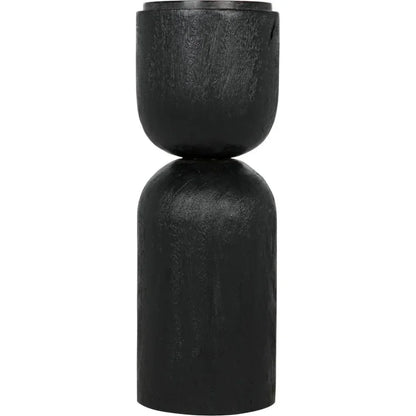 Kudoro Black Marble Round Side Table