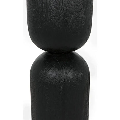 Kudoro Black Marble Round Side Table