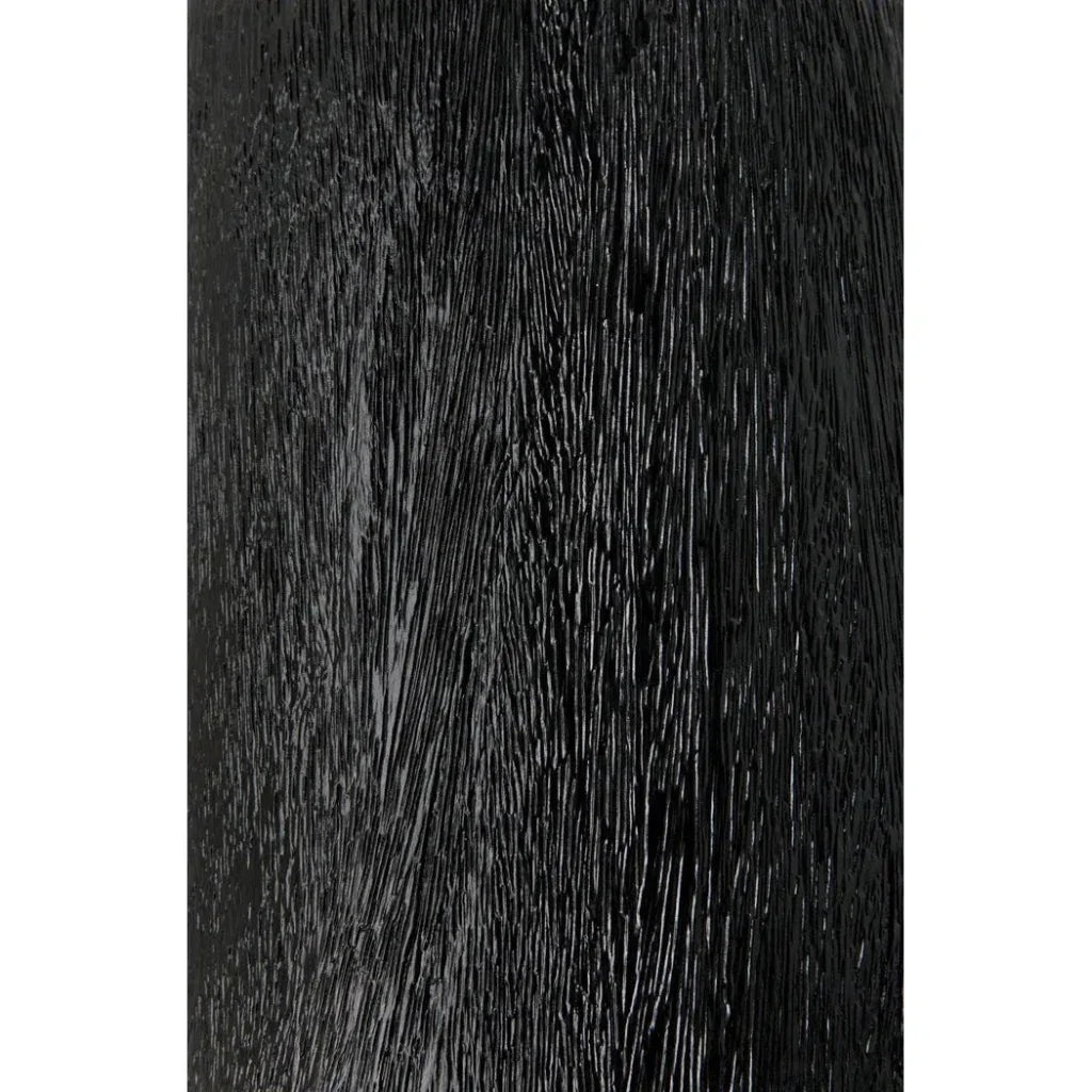 Kudoro Black Marble Round Side Table