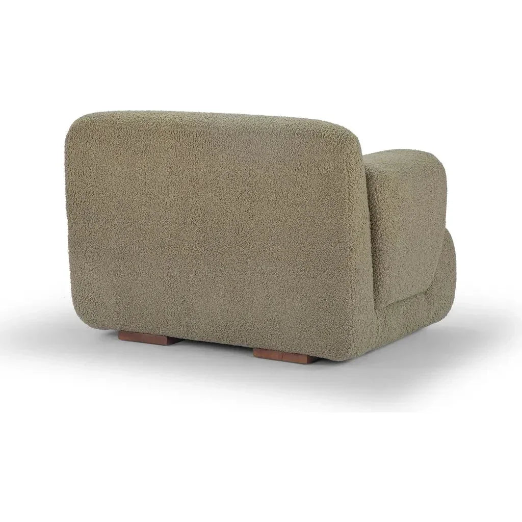 Kuma Fabric Comfort Accent Chair - LOOMLAN - Urbia - Club Chairs