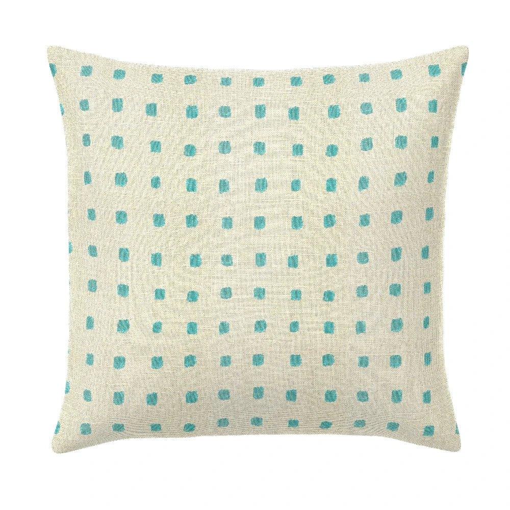 Kuno Lagoon Handmade Outdoor Pillow-Outdoor Pillows-Earnest Collection-20" Square-LOOMLAN