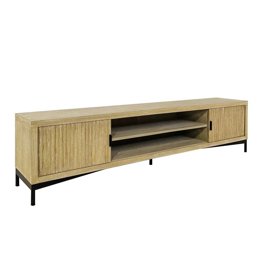 Kurt Sustainable Wooden Media Cabinet - LOOMLAN - Artesia - TV Stands & Media Centers