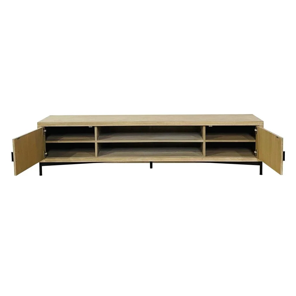 Kurt Sustainable Wooden Media Cabinet - LOOMLAN - Artesia - TV Stands & Media Centers