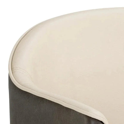 Kylin Dining Armchair Faux Leather Brass Legs - LOOMLAN - SUNPAN - Dining Chairs