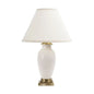 Kyoko White Crackle Glazed Porcelain Table Lamp - LOOMLAN - Wildwood - Table Lamps