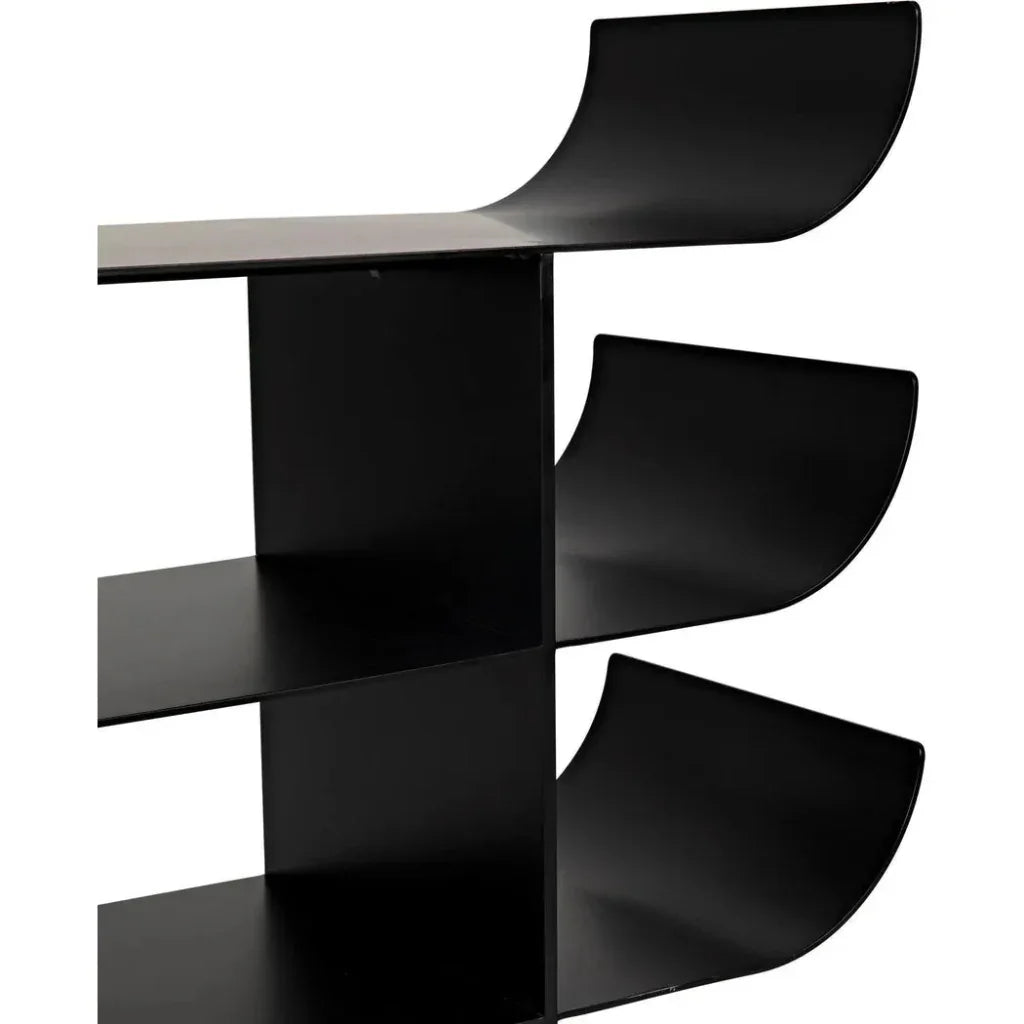Kyoto Console, Black Steel - LOOMLAN - Noir - Console Tables