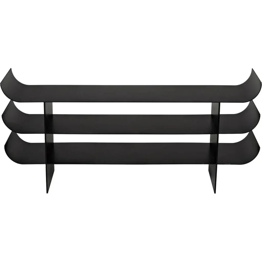 Kyoto Console, Black Steel - LOOMLAN - Noir - Console Tables