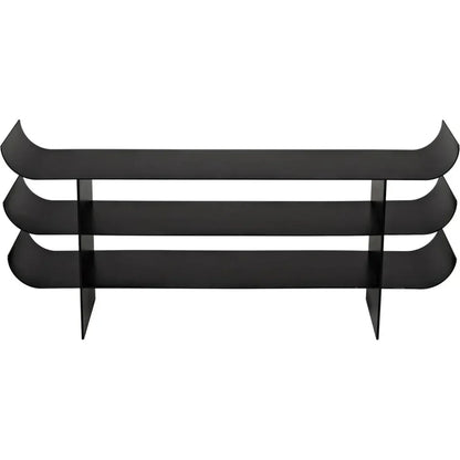 Kyoto Console, Black Steel - LOOMLAN - Noir - Console Tables