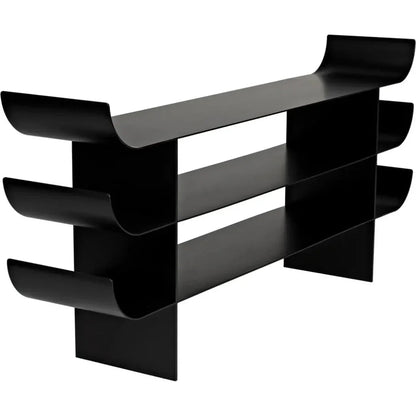 Kyoto Console, Black Steel - LOOMLAN - Noir - Console Tables