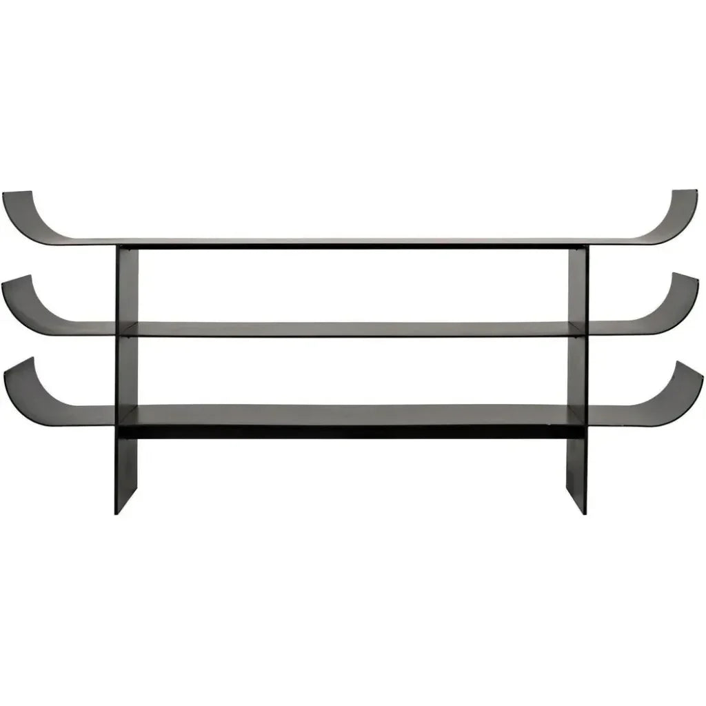 Kyoto Console, Black Steel - LOOMLAN - Noir - Console Tables