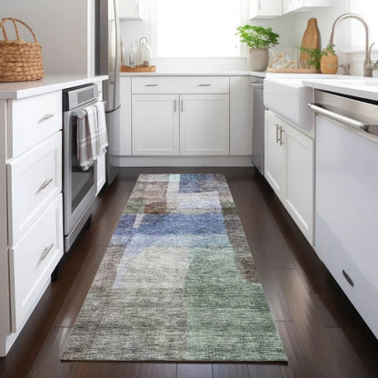 Kyra Brown Washable Indoor-Outdoor Rug-Outdoor Rugs-LOOMLAN Rugs-LOOMLAN