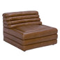 Bandera Tan Leather Modular Sofa