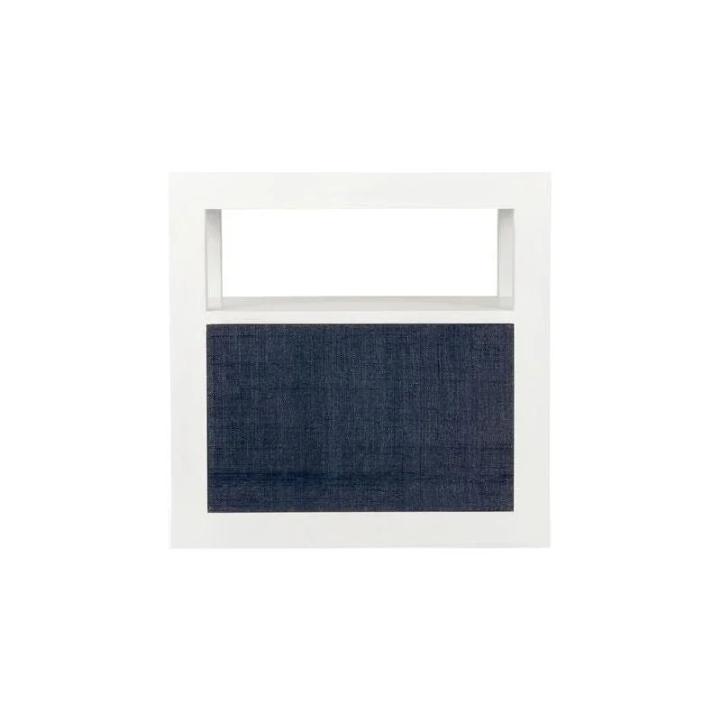 La Costa Navy Rectangular Side Table - LOOMLAN - Wildwood - Side Tables