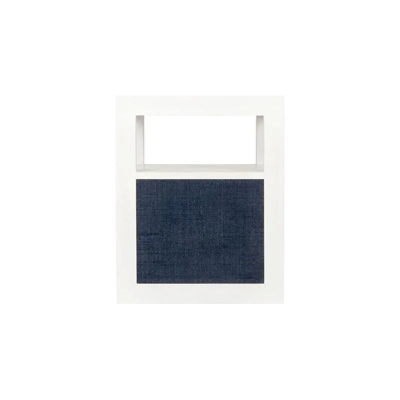 La Costa Navy Rectangular Side Table - LOOMLAN - Wildwood - Side Tables