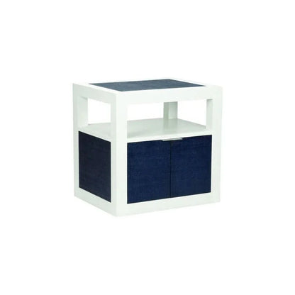 La Costa Navy Rectangular Side Table - LOOMLAN - Wildwood - Side Tables