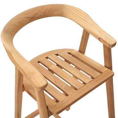 La Costa Teak Patio Counter Height Dining Set 5PC