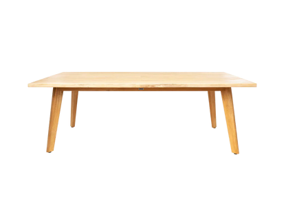 La Costa Teak Patio Wide-Plank Dining Table-Outdoor Dining Tables-HiTeak-LOOMLAN