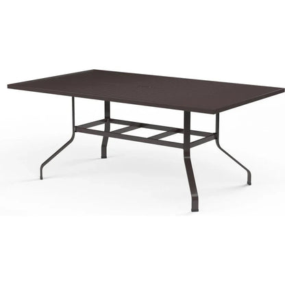 La Jolla Aluminum Outdoor Dining Table-Outdoor Dining Tables-Sunset West-LOOMLAN