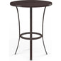 La Jolla Aluminum Round Outdoor Pub Table-Outdoor Counter Tables-Sunset West-LOOMLAN