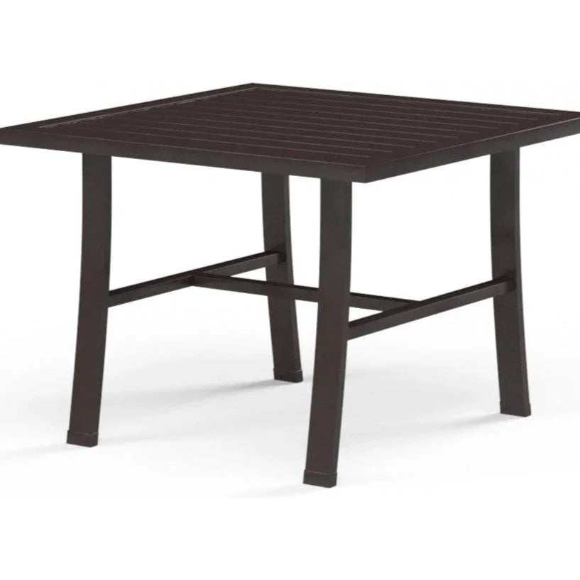 La Jolla Aluminum Square Outdoor End Table - LOOMLAN - Sunset West - Outdoor Side Tables