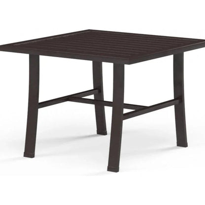 La Jolla Aluminum Square Outdoor End Table - LOOMLAN - Sunset West - Outdoor Side Tables