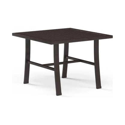 La Jolla Aluminum Square Outdoor End Table - LOOMLAN - Sunset West - Outdoor Side Tables