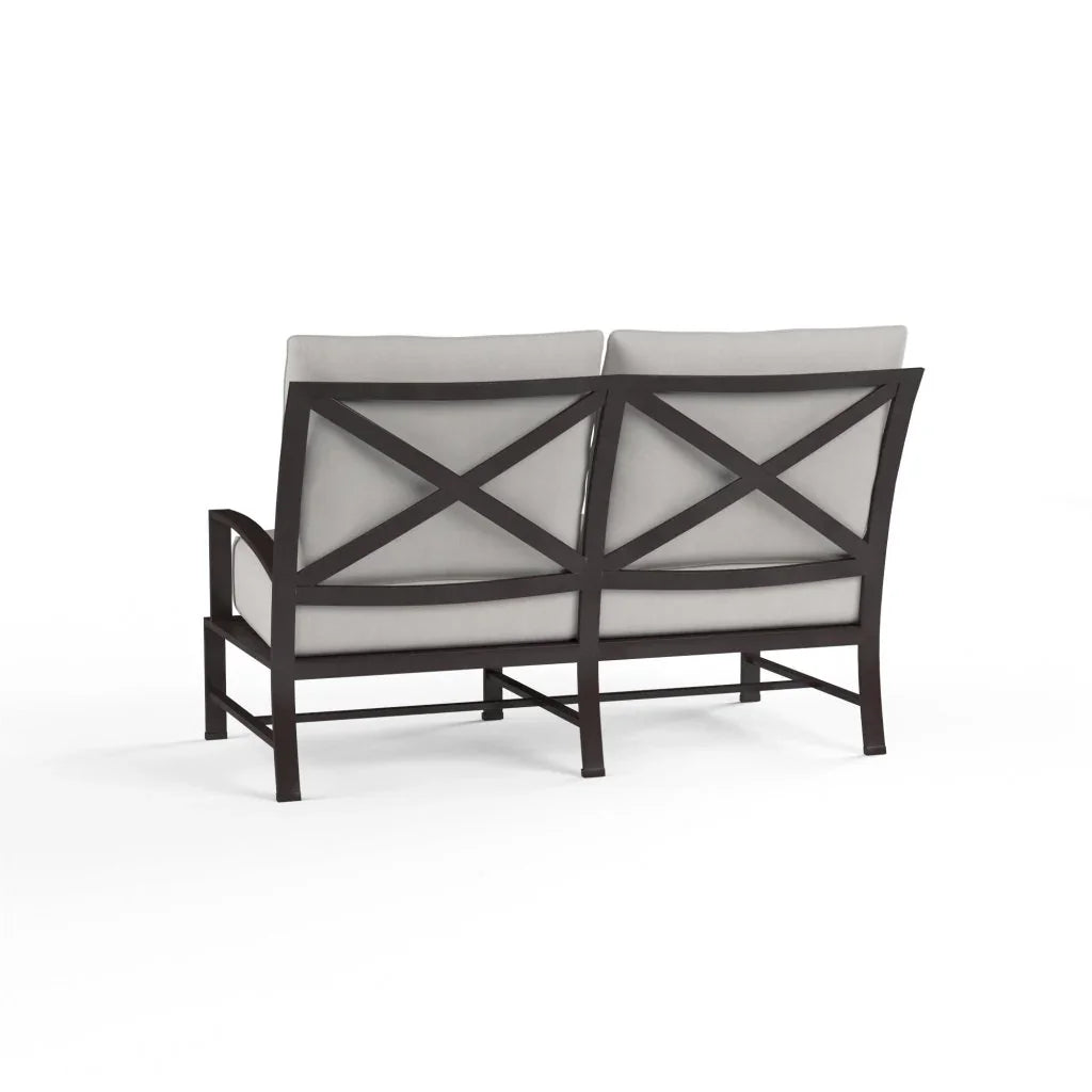 La Jolla Sunbrella Outdoor Loveseat - LOOMLAN - Sunset West - Outdoor Sofas & Loveseats