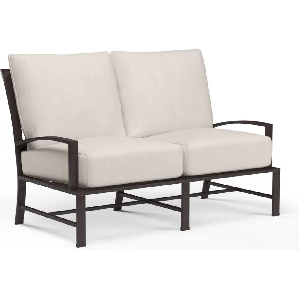 La Jolla Sunbrella Outdoor Loveseat - LOOMLAN - Sunset West - Outdoor Sofas & Loveseats