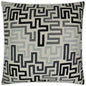 Labyrinth Alloy Grey Throw Pillow Insert - LOOMLAN - D.V. Kap - Throw Pillows