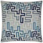 Labyrinth Indigo Blue Throw Pillow Insert - LOOMLAN - D.V. Kap - Throw Pillows