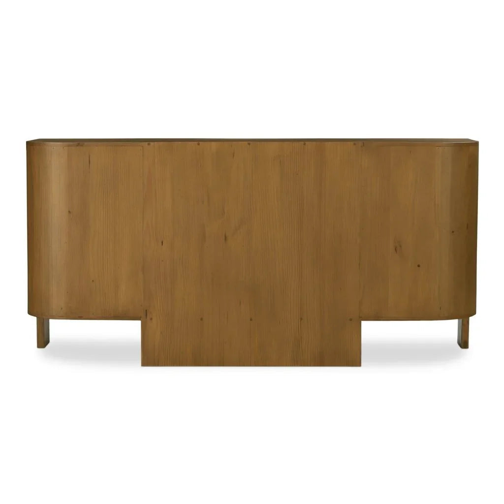 Lachlan Brown Pine Wood Design Sideboard - LOOMLAN - Moe's Home - Sideboards