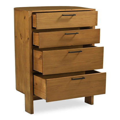 Lachlan Brown Soft - Close Drawer Chest - LOOMLAN - Moe's Home - Chests