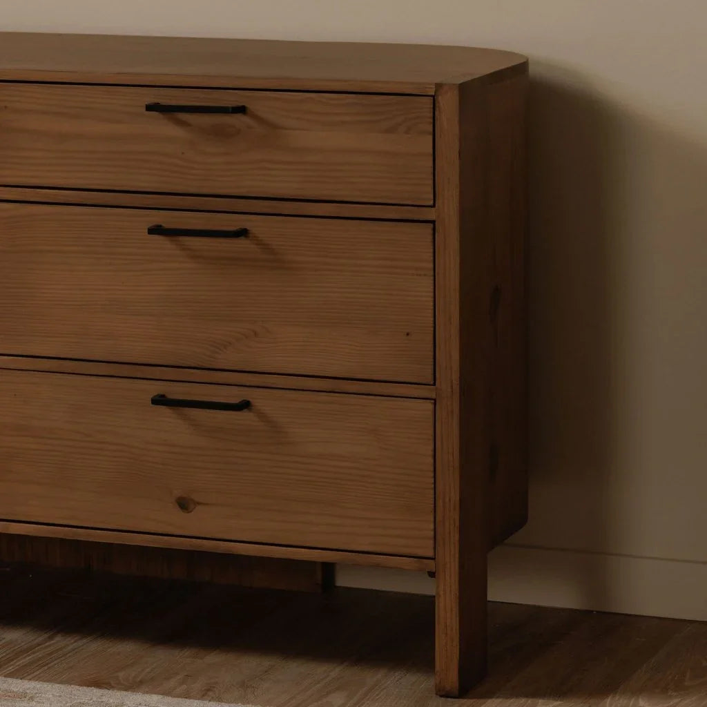 Lachlan Brown Soft - Close Drawer Dresser - LOOMLAN - Moe's Home - Dressers