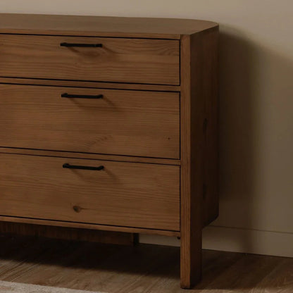 Lachlan Brown Soft - Close Drawer Dresser - LOOMLAN - Moe's Home - Dressers