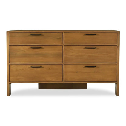 Lachlan Brown Soft - Close Drawer Dresser - LOOMLAN - Moe's Home - Dressers