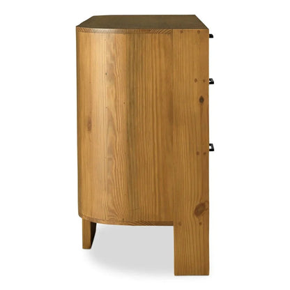 Lachlan Brown Soft - Close Drawer Dresser - LOOMLAN - Moe's Home - Dressers